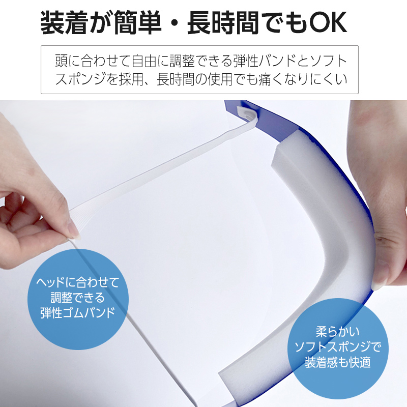 ④【処分価格】フェイスシールド 380枚 固定タイプ フェイスガード